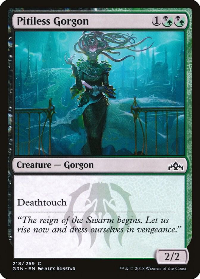 Pitiless Gorgon 218/259 (Guilds of Ravnica) 