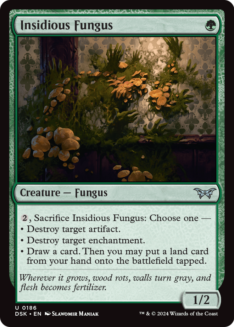 Insidious Fungus [Duskmourn: House of Horror] Foil