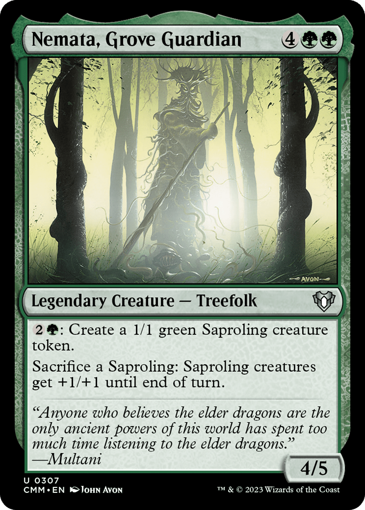 Nemata, Grove Guardian [Commander Masters] Foil