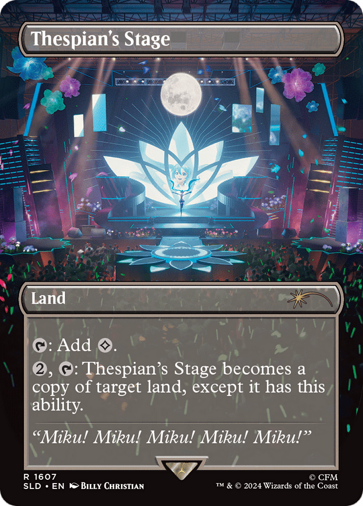 Thespian's Stage (SLD-1607) - Secret Lair Drop (Borderless) Foil