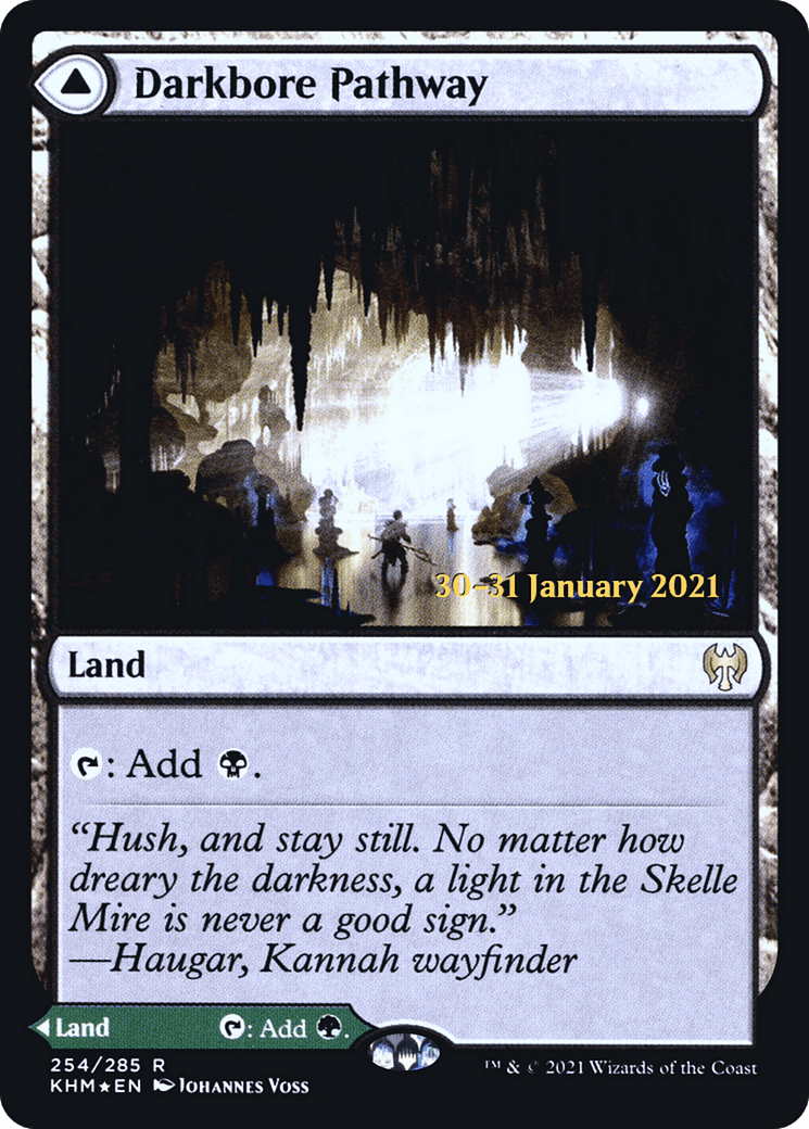 Darkbore Pathway // Slitherbore Pathway [Kaldheim Prerelease Promos]