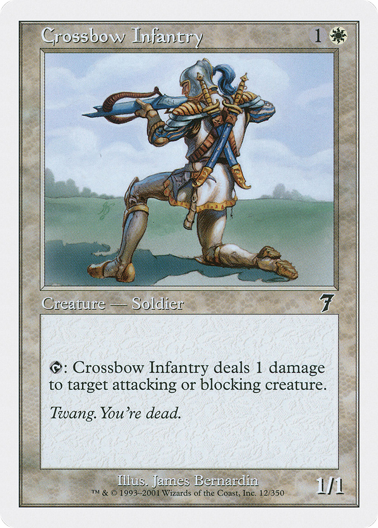 Crossbow Infantry [Seventh Edition] Foil