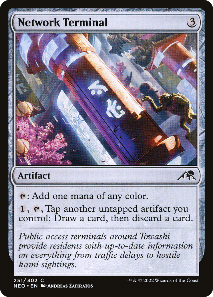 Network Terminal [Kamigawa: Neon Dynasty] Foil