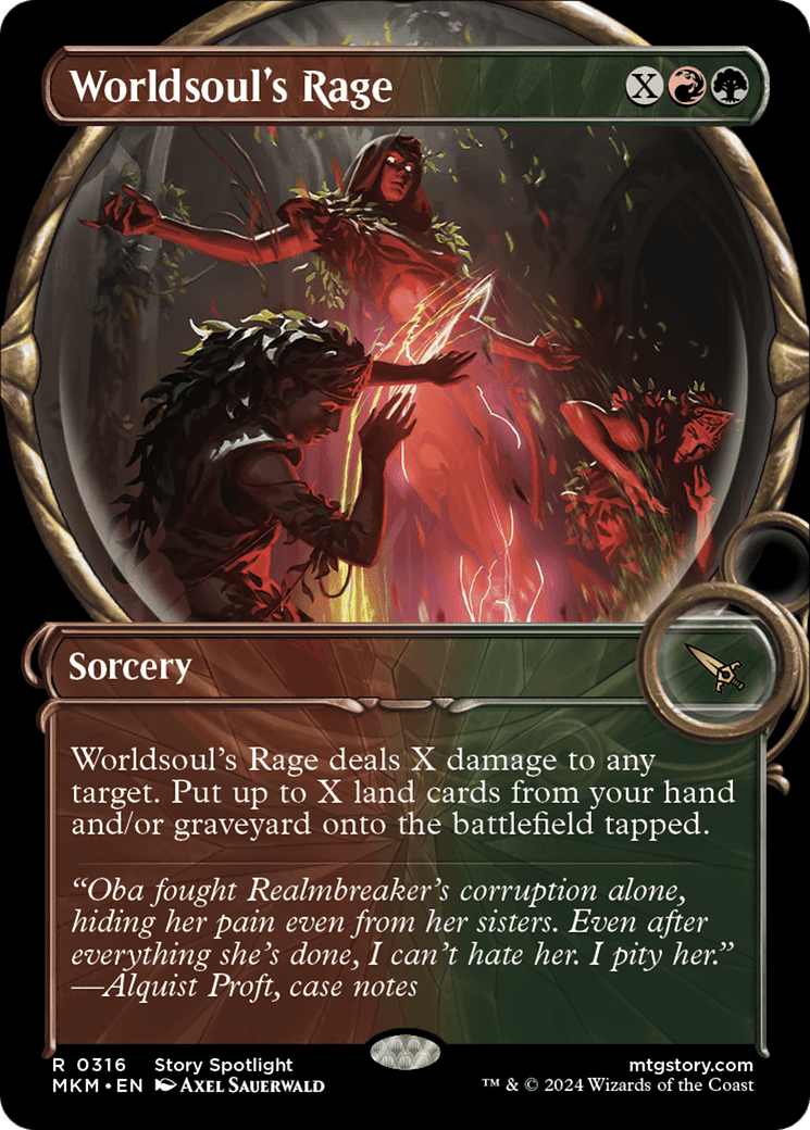 Worldsoul's Rage (Showcase) [Murders at Karlov Manor] Foil