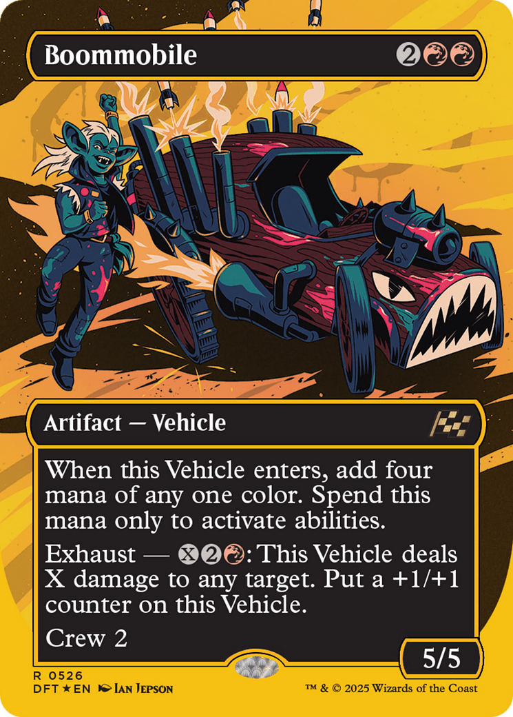 Boommobile (Borderless) (First-Place Foil) |  Foil (526) [Aetherdrift]