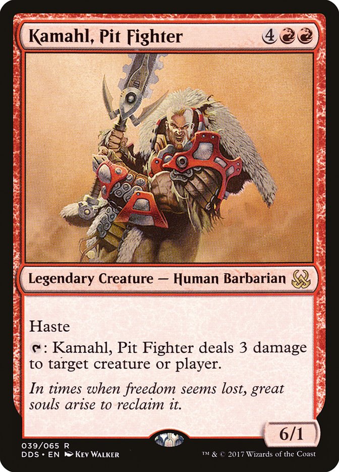 Kamahl, Pit Fighter 39/65 (Duel Decks: Mind vs. Might) 