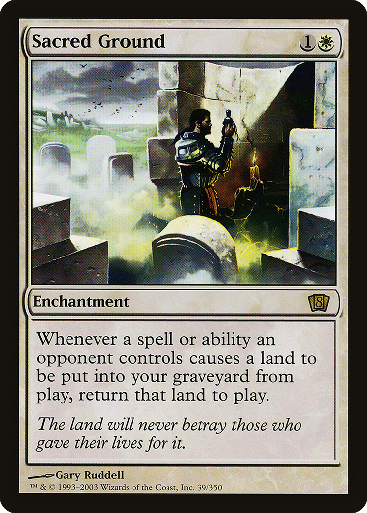 Sacred Ground [Eighth Edition] Foil