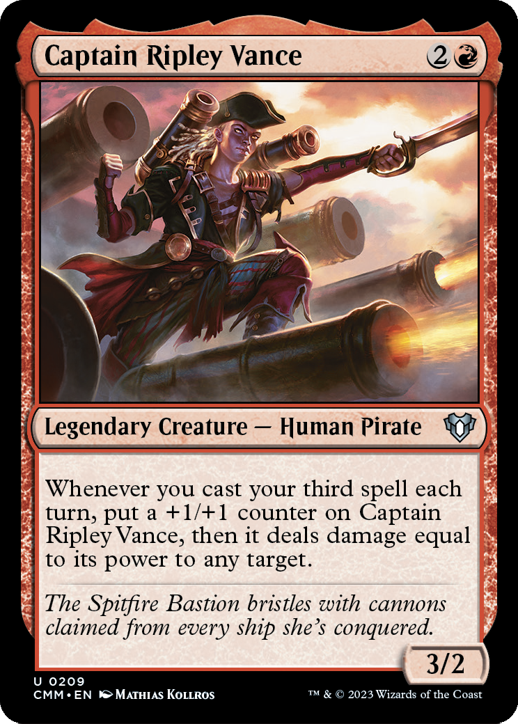 Captain Ripley Vance [Commander Masters] Foil