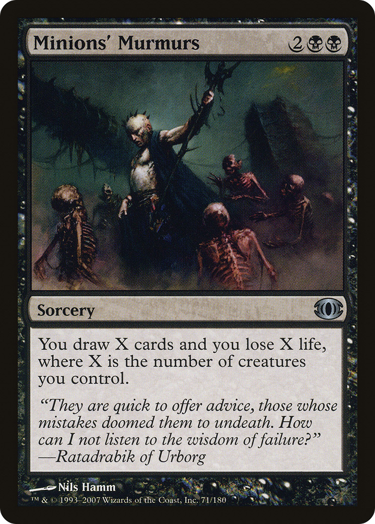 Minions' Murmurs [Future Sight] Foil