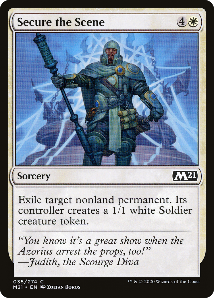 Secure the Scene [Core Set 2021] Foil