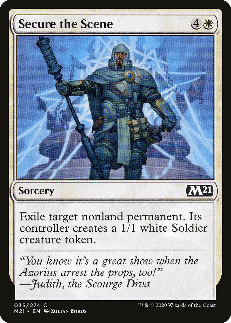 Secure the Scene [Core Set 2021] Foil