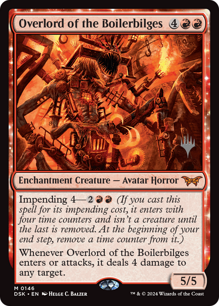 Overlord of the Boilerbilges [Duskmourn: House of Horror Promos] Foil