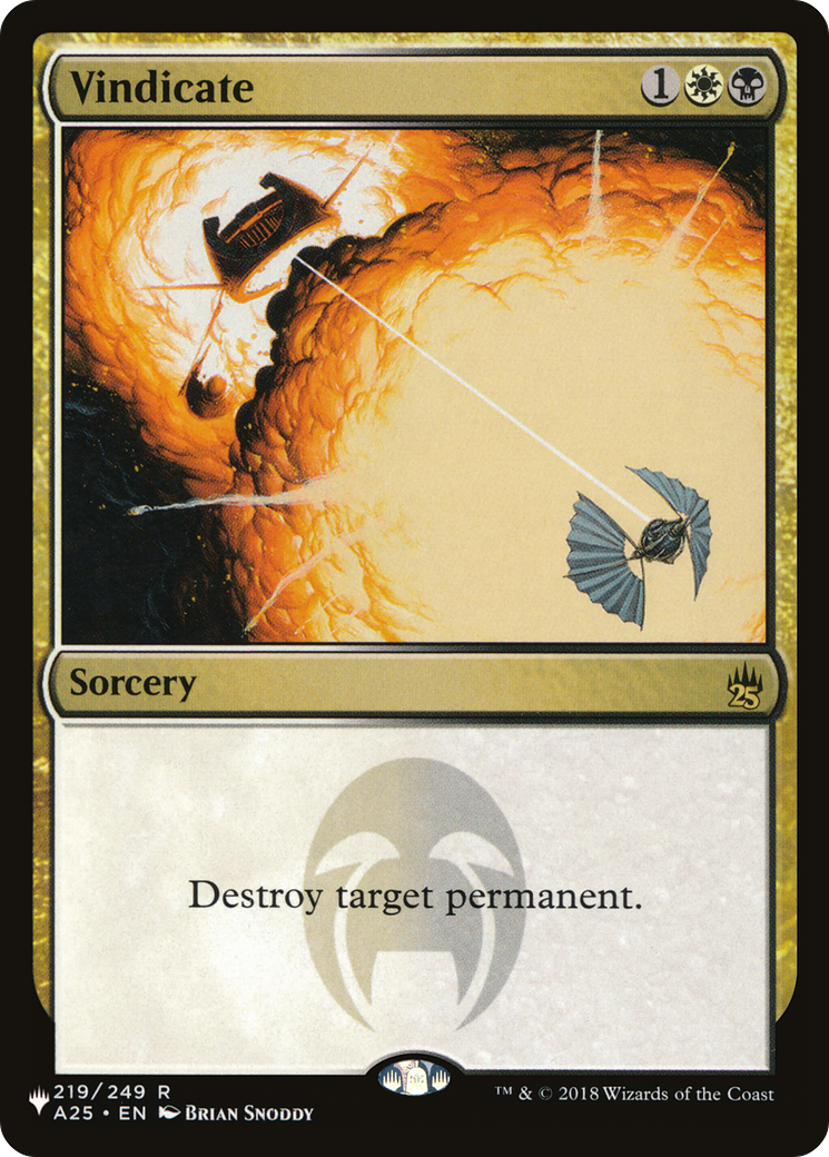 Vindicate |  (A25-219) [The List]
