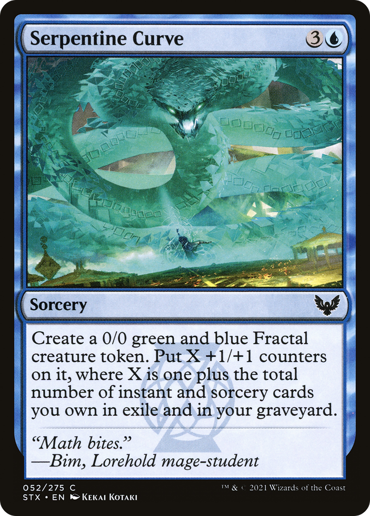 Serpentine Curve [Strixhaven: School of Mages] Foil