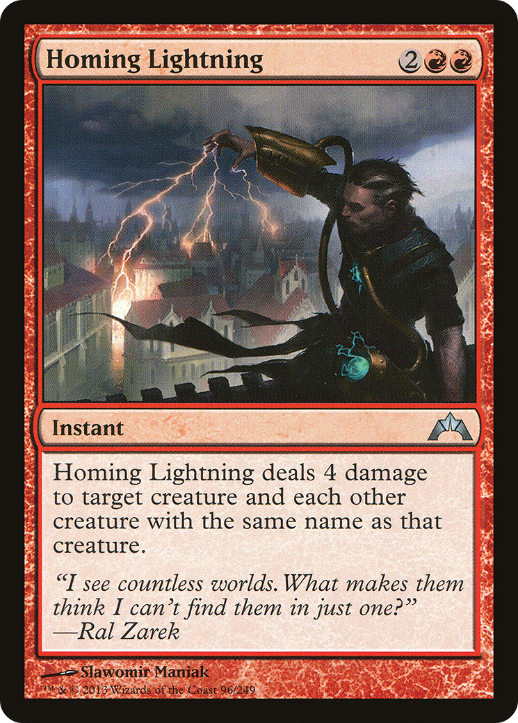 Homing Lightning [Gatecrash] Foil