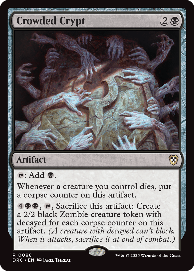 Crowded Crypt (-088) [Commander: Aetherdrift]