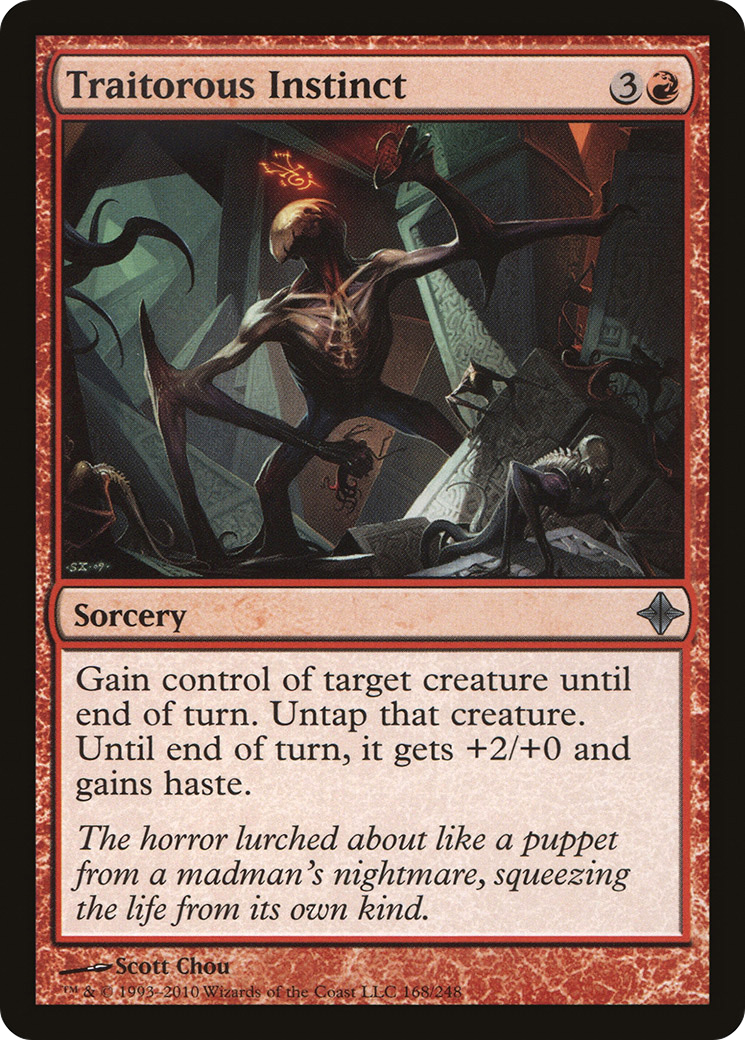 Traitorous Instinct [Rise of the Eldrazi] Foil