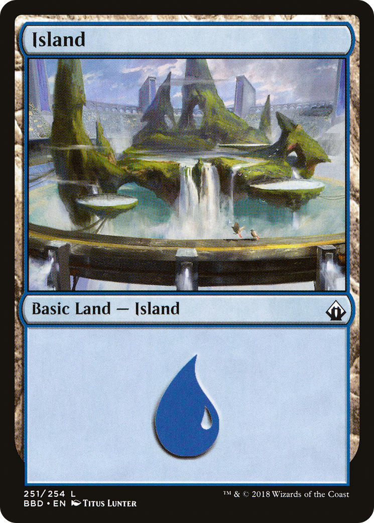 Island (251) [Battlebond] Foil