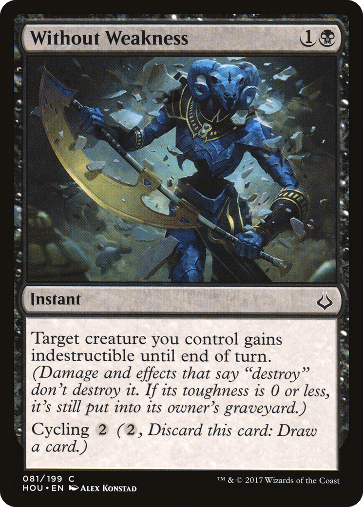 Without Weakness [Hour of Devastation] Foil