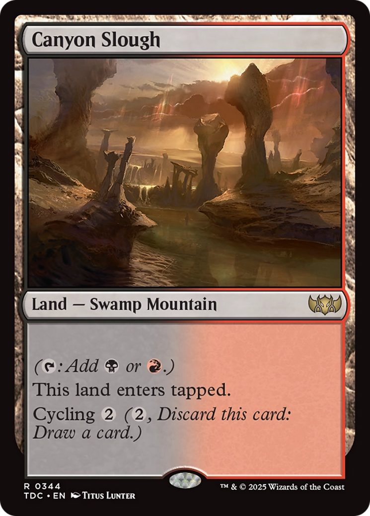 Canyon Slough (344) [Commander: Tarkir: Dragonstorm]