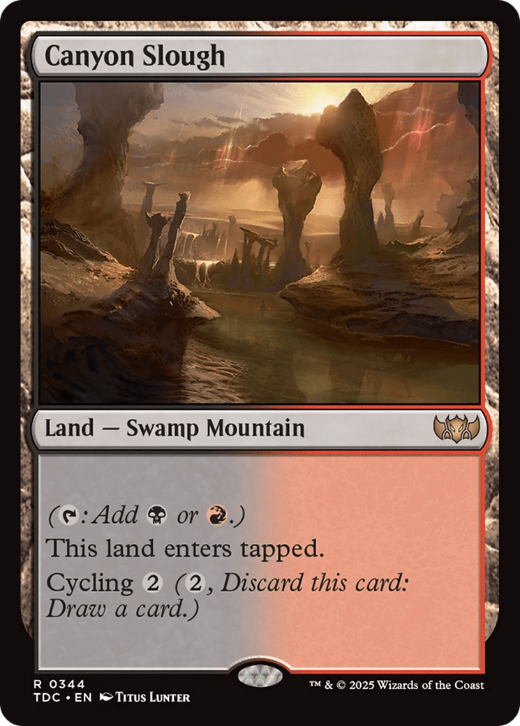 Canyon Slough (344) [Commander: Tarkir: Dragonstorm]