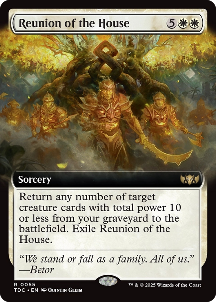 Reunion of the House (Extended Art) (055) [Commander: Tarkir: Dragonstorm]
