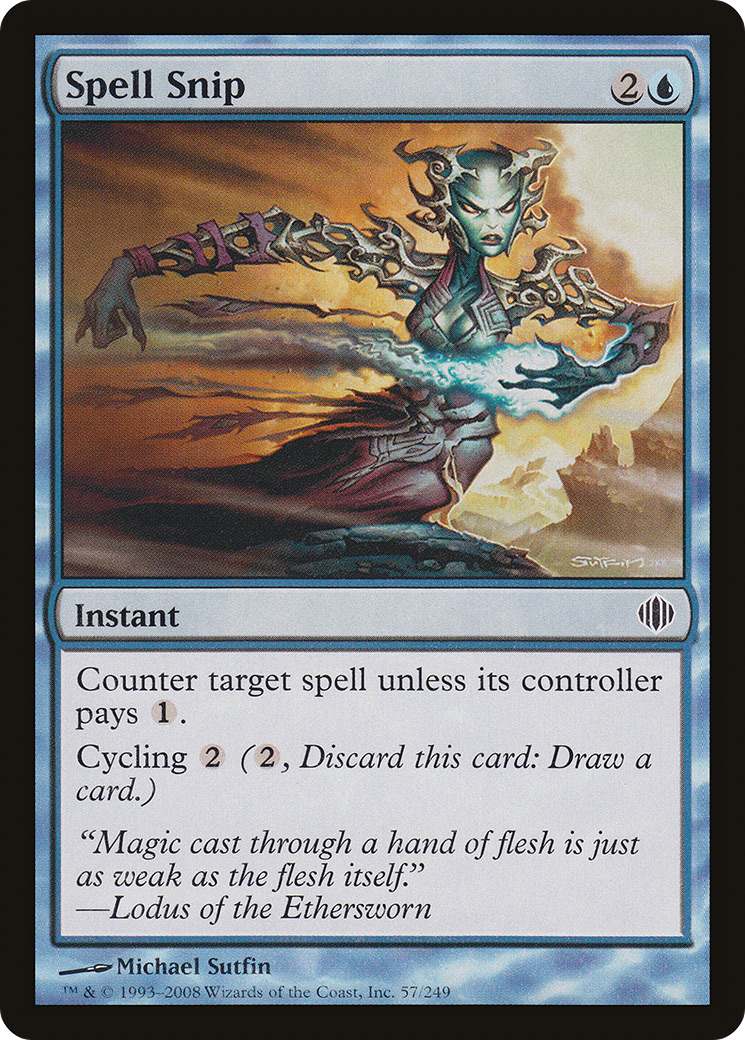 Spell Snip [Shards of Alara] Foil