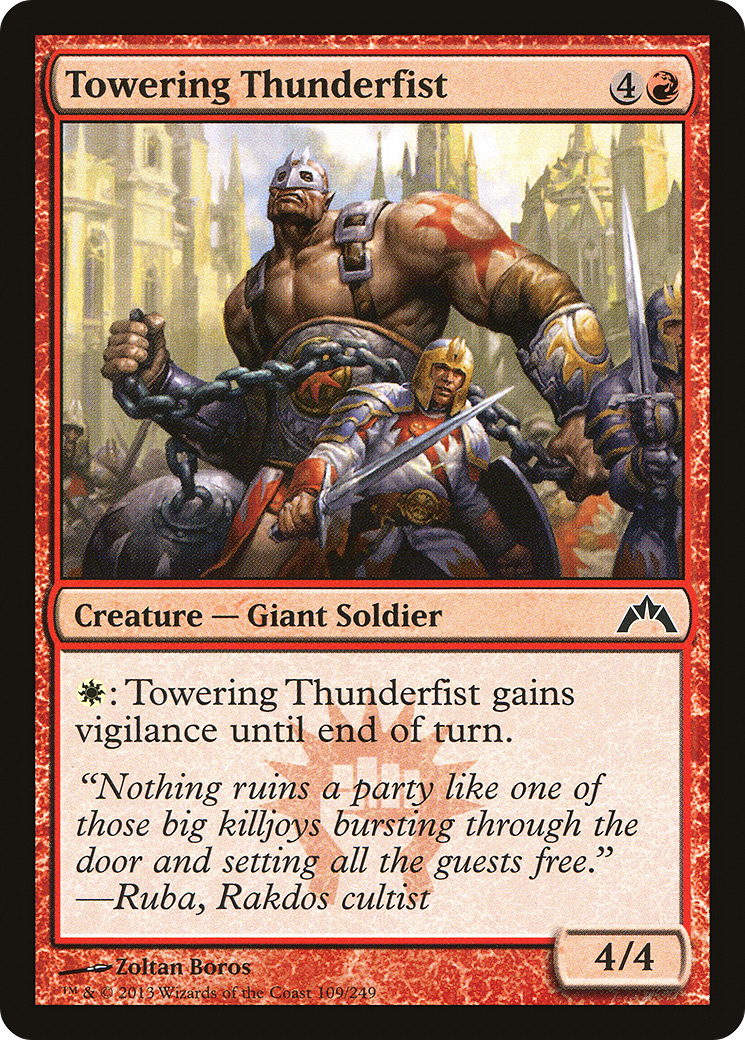 Towering Thunderfist [Gatecrash] Foil
