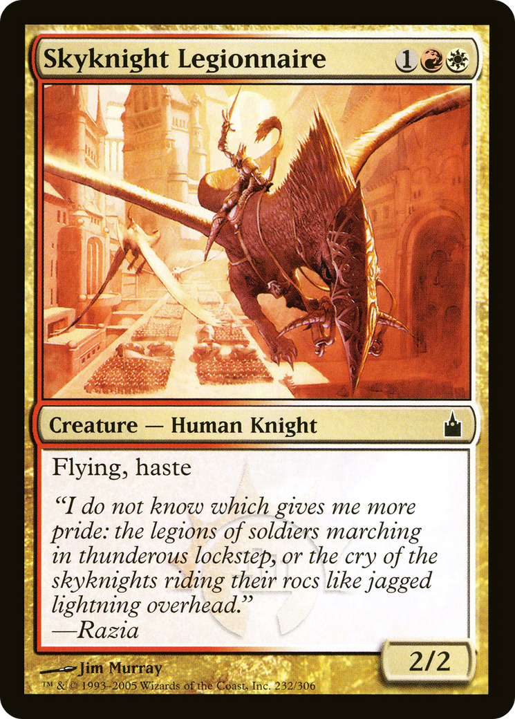Skyknight Legionnaire [Ravnica: City of Guilds] Foil