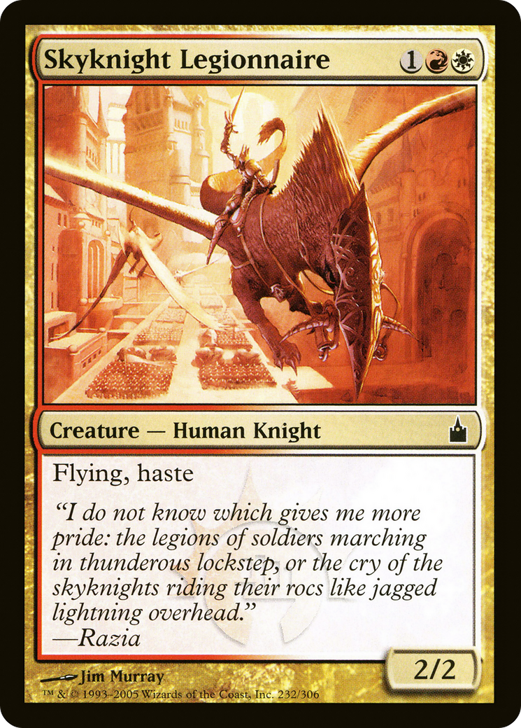 Skyknight Legionnaire [Ravnica: City of Guilds] Foil
