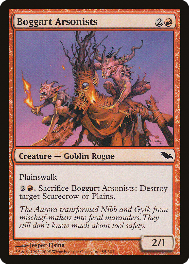 Boggart Arsonists [Shadowmoor] Foil