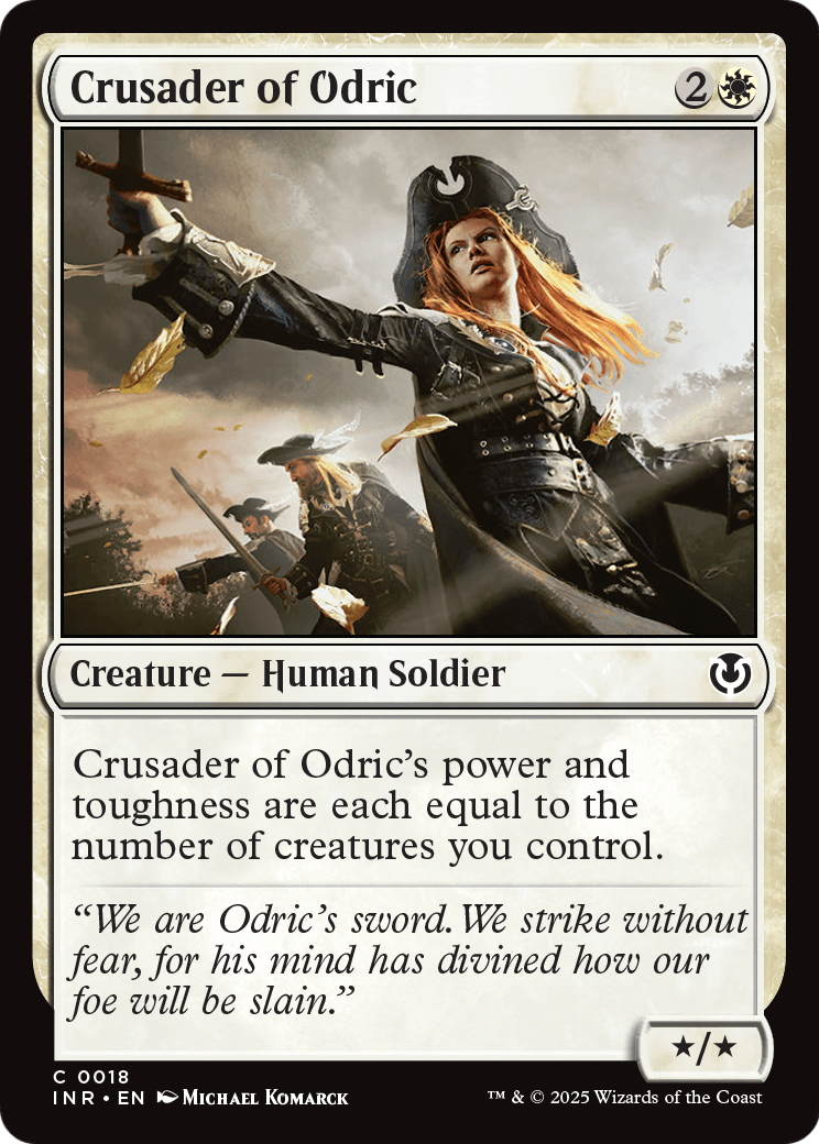 Crusader of Odric (-018) [Innistrad Remastered]  Foil