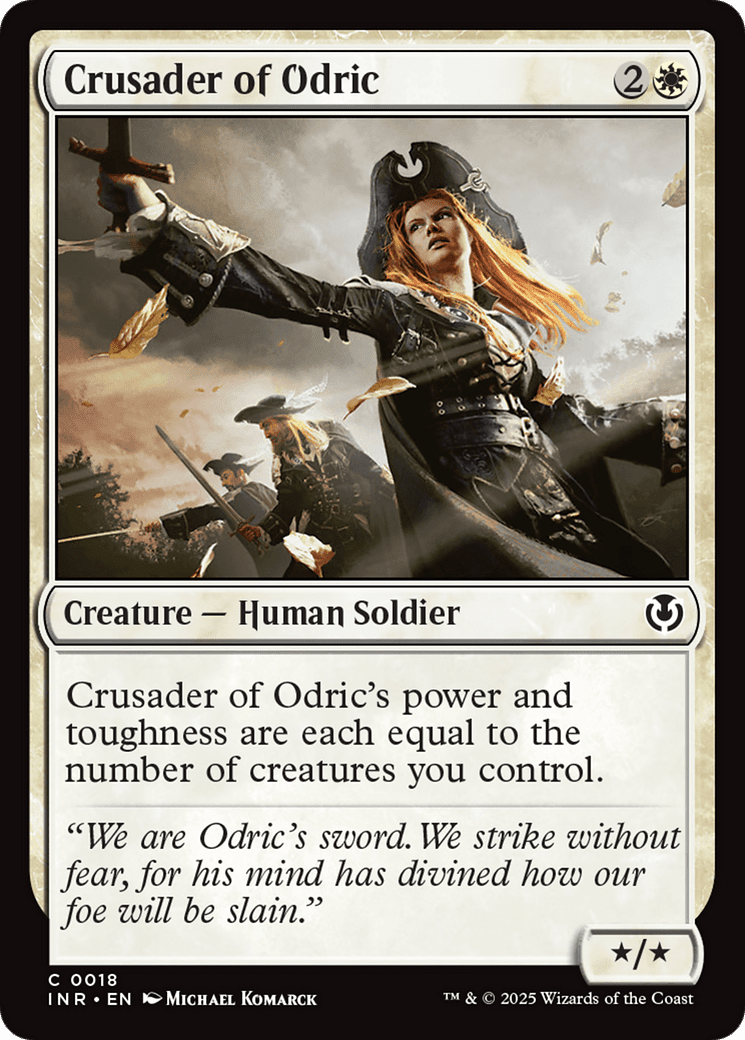 Crusader of Odric (-018) [Innistrad Remastered]  Foil