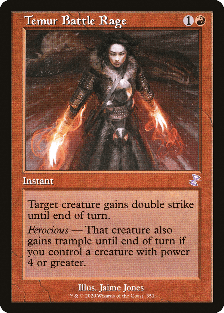 Temur Battle Rage (Timeshifted) [Time Spiral Remastered] Foil