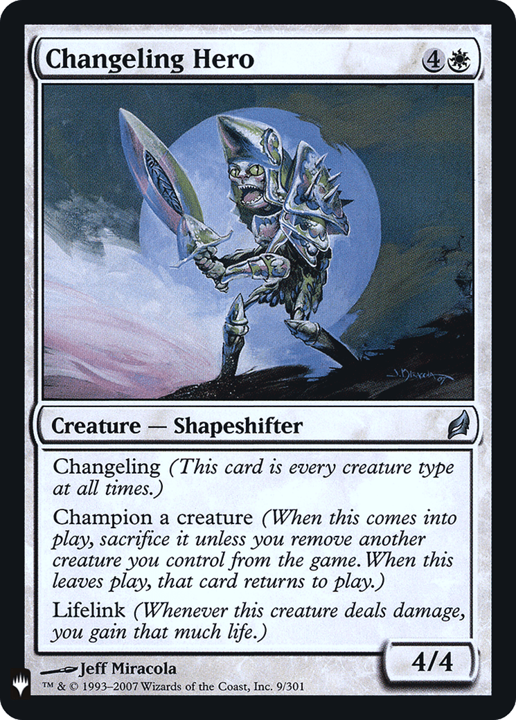 Changeling Hero |  (LRW-9) [The List]