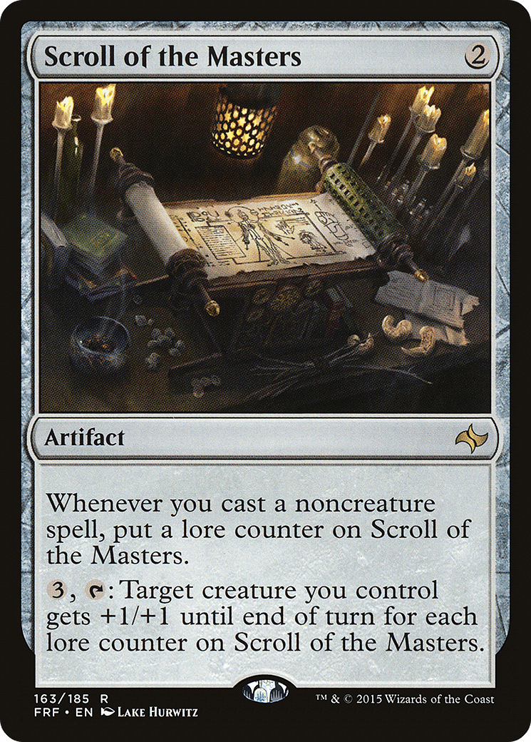 Scroll of the Masters [Fate Reforged] Foil