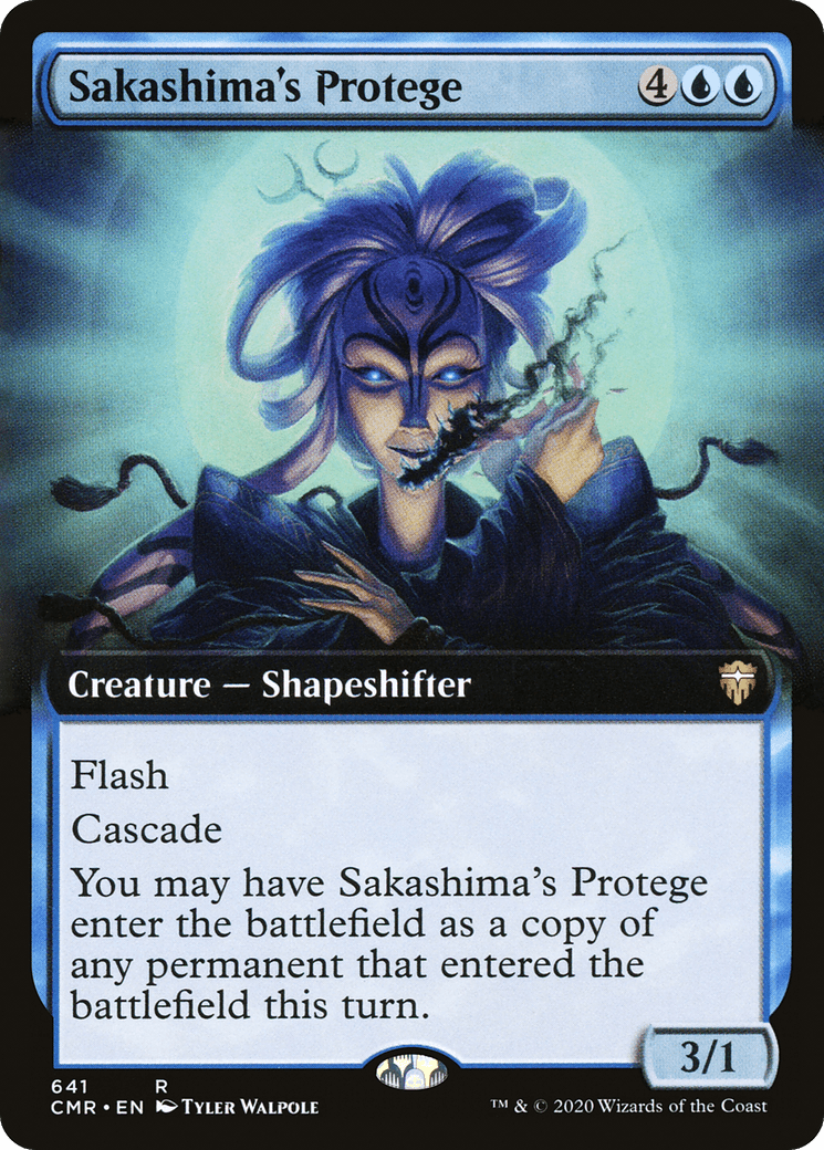 Sakashima's Protege (Extended Art) [Commander Legends] Foil