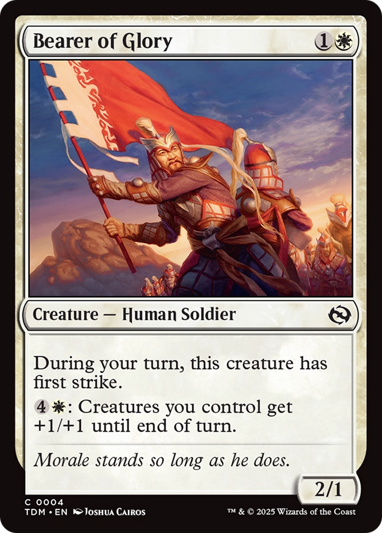 Bearer of Glory (004) [Tarkir: Dragonstorm]  Foil