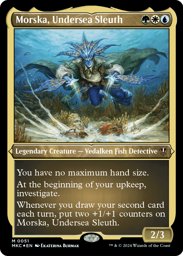 Morska, Undersea Sleuth (051) [Murders at Karlov Manor Commander]  Foil