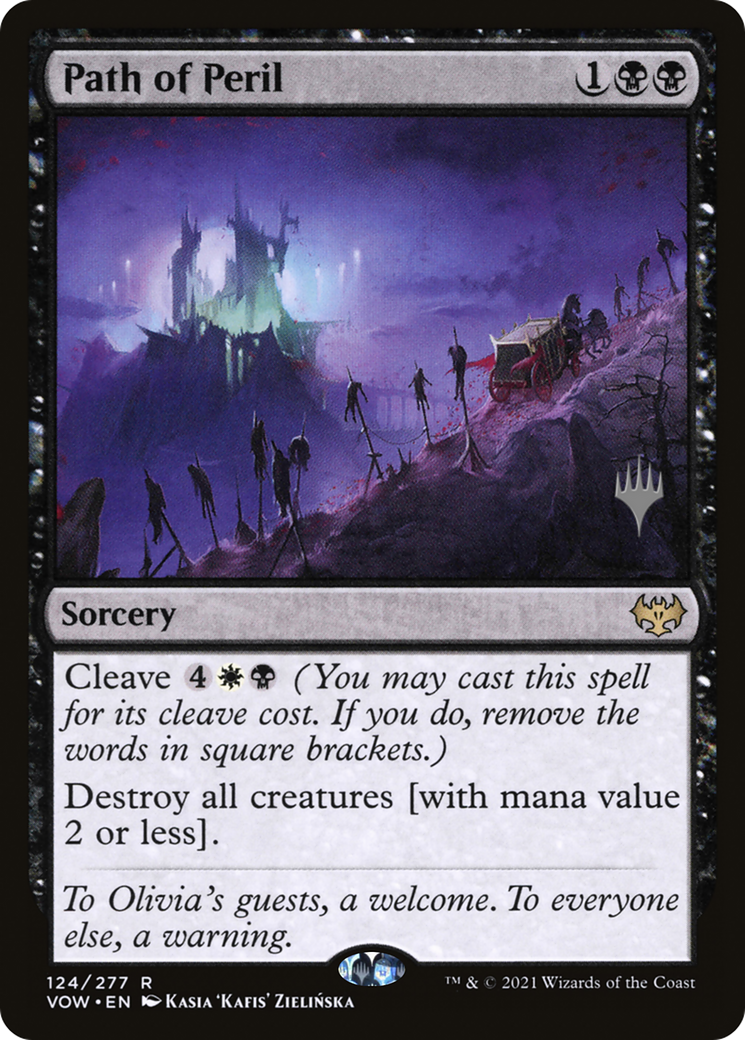 Path of Peril (124) [Innistrad: Crimson Vow Promos]  Foil