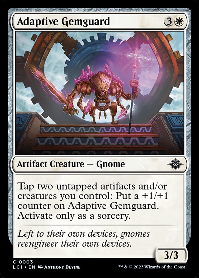 Adaptive Gemguard 3/291 (The Lost Caverns of Ixalan)  - Foil