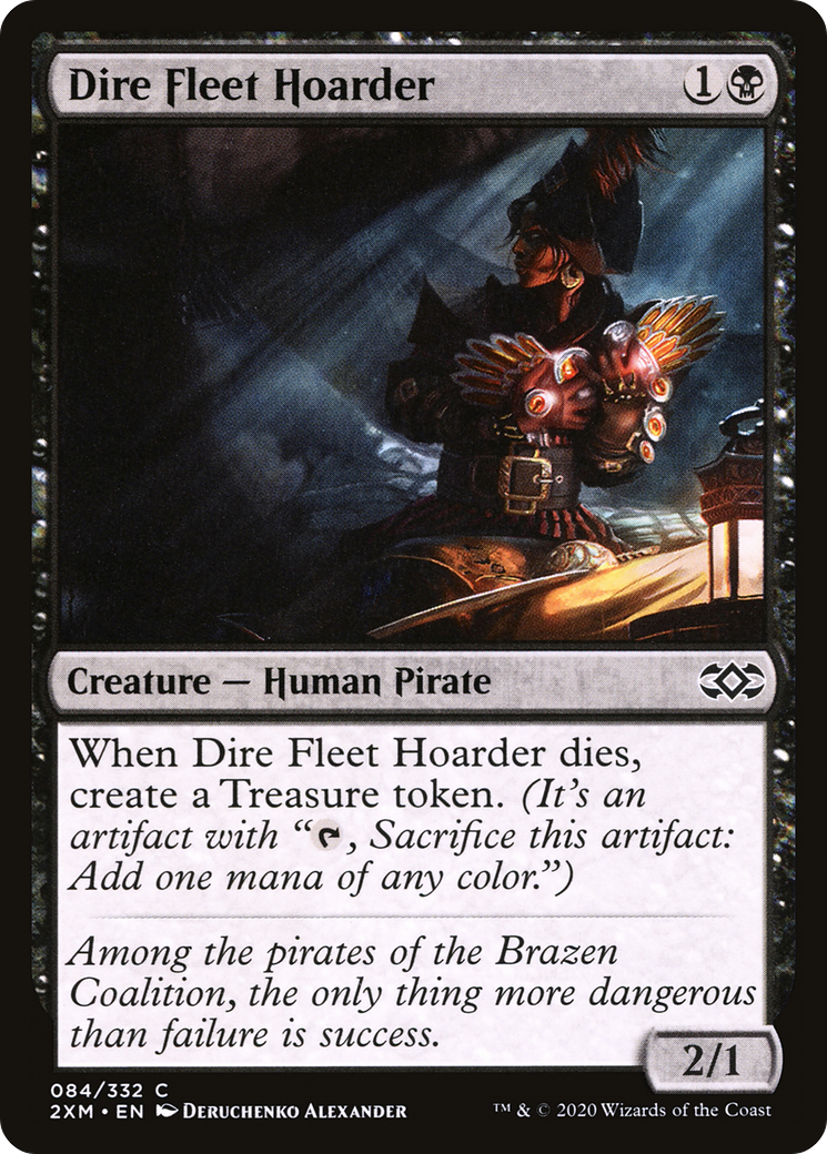 Dire Fleet Hoarder [Double Masters] Foil