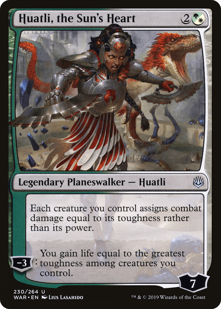 Huatli, the Sun's Heart [War of the Spark] Foil