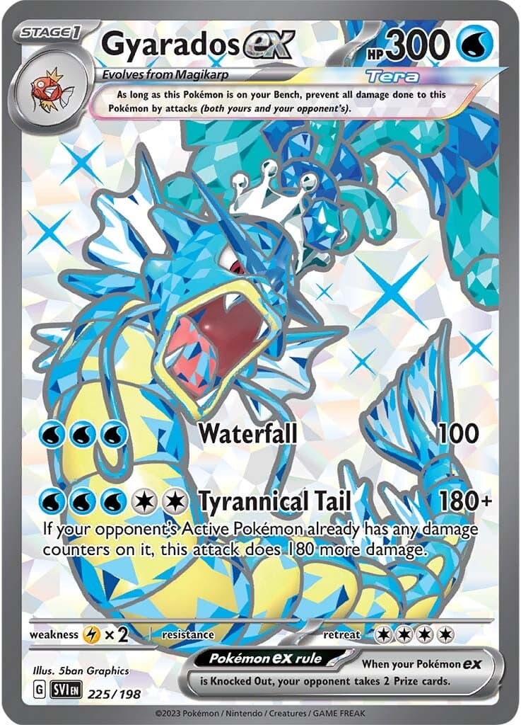 Gyarados ex 225/198 - SV01 Scarlet & Violet Base Set Holofoil