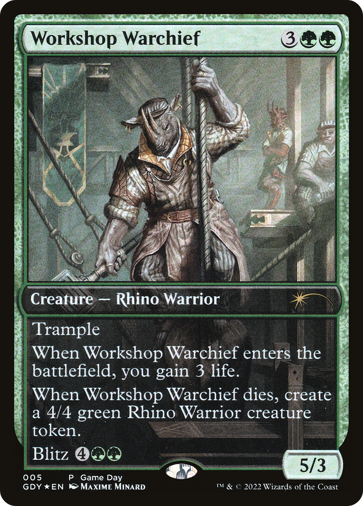 Workshop Warchief [Game Day 2022] Foil