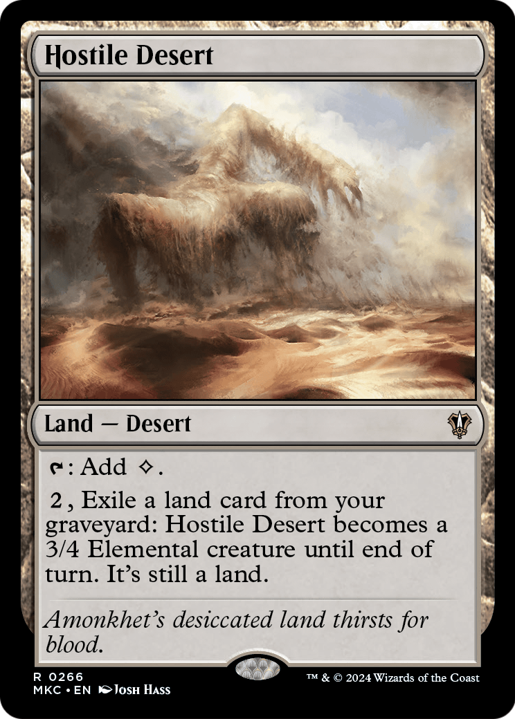 Hostile Desert [Murders at Karlov Manor Commander]