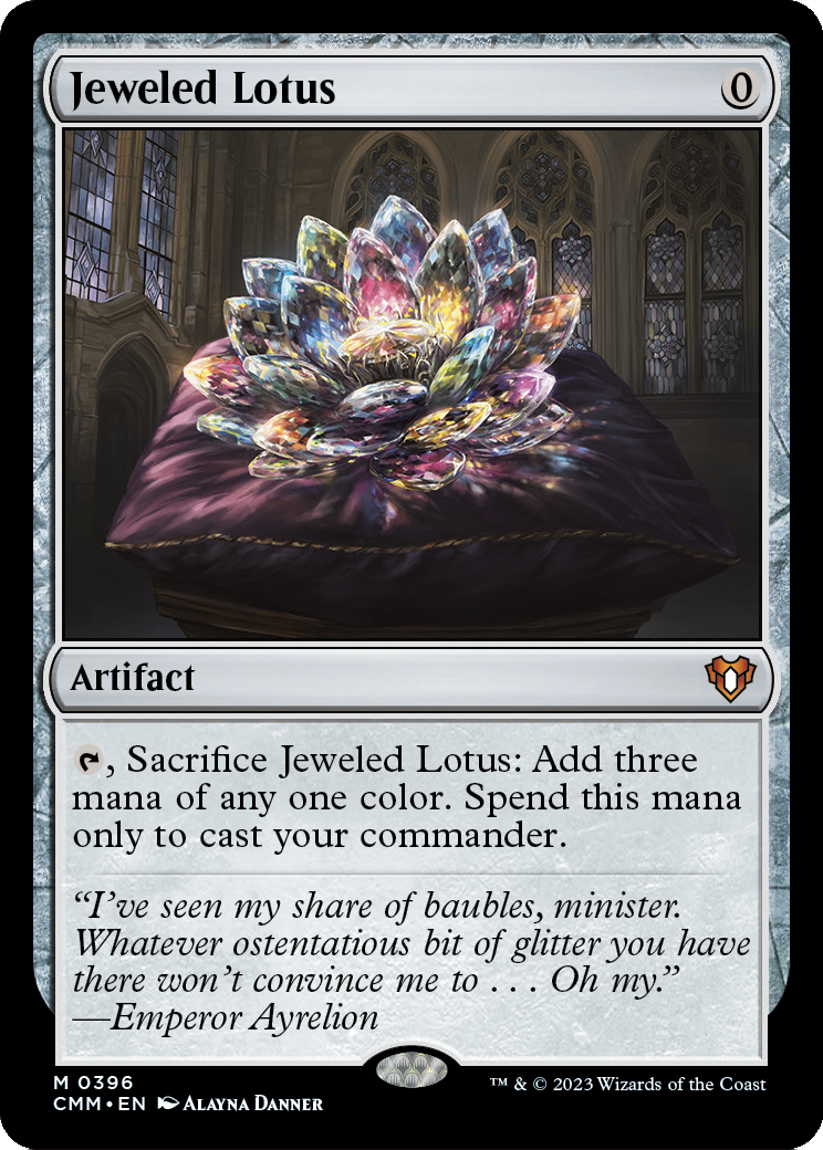 Jeweled Lotus [Commander Masters] Foil