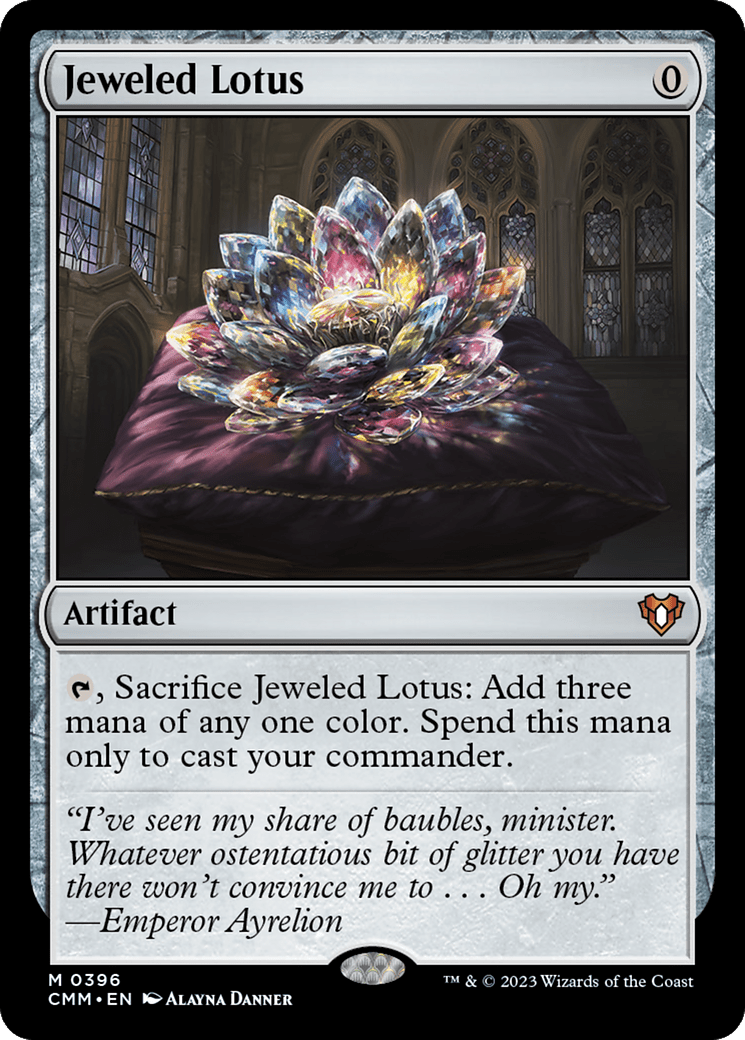 Jeweled Lotus [Commander Masters] Foil