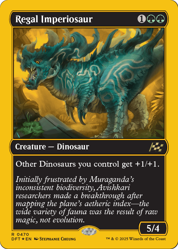 Regal Imperiosaur |  Foil (470) [Aetherdrift]