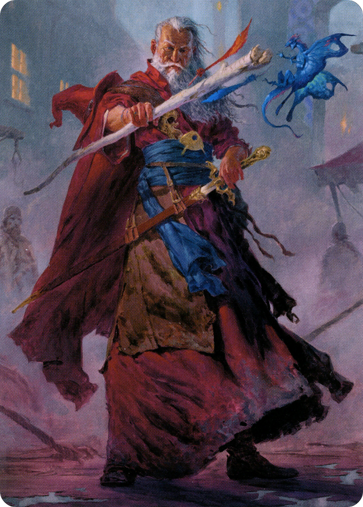 Elminster // Elminster (ACLB-064) - Battle for Baldur's Gate Art Series (Borderless)